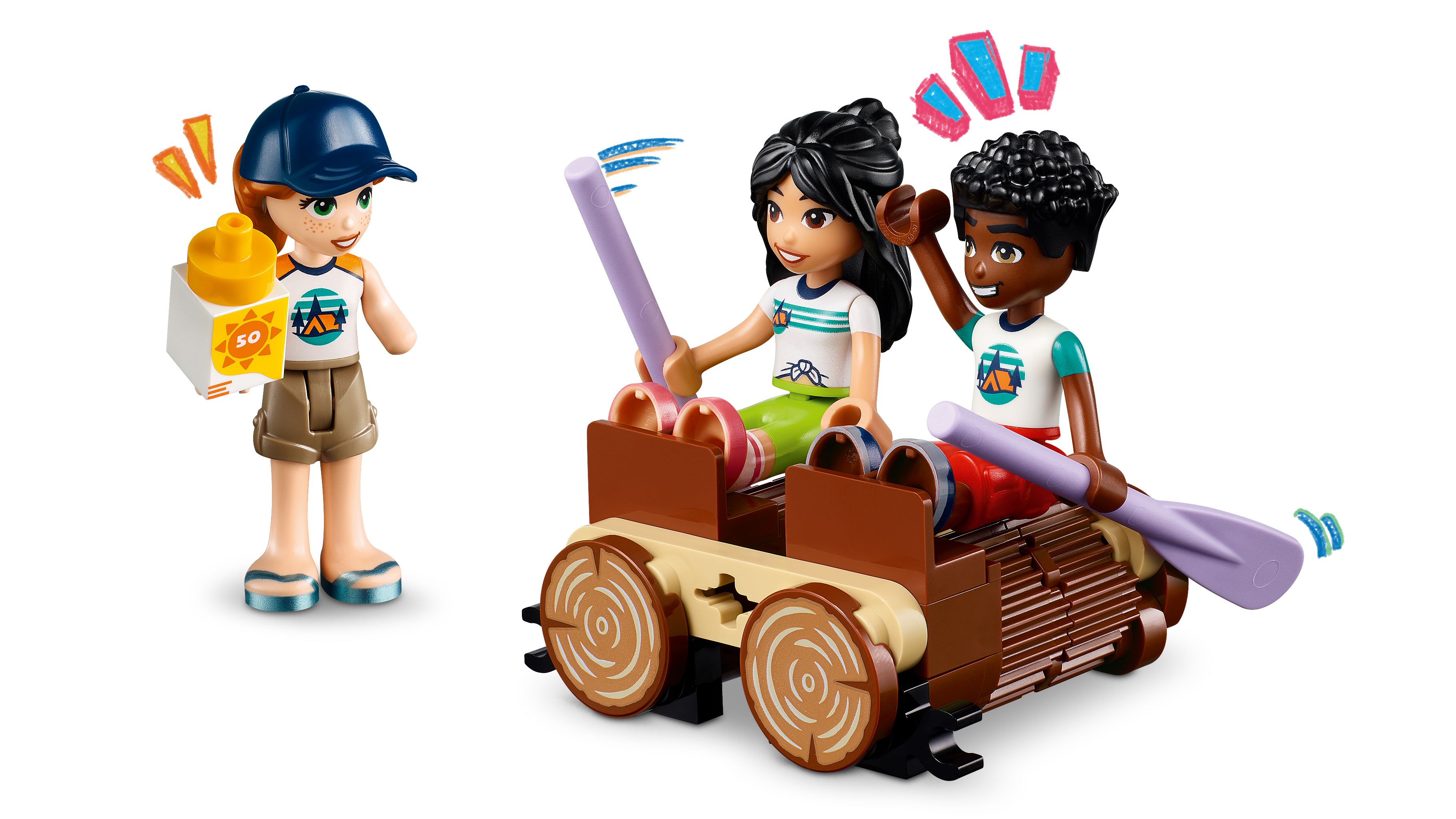 Конструктор LEGO Friends Водные виды спорта в лагере приключений 628 деталей (42626) - фото 5