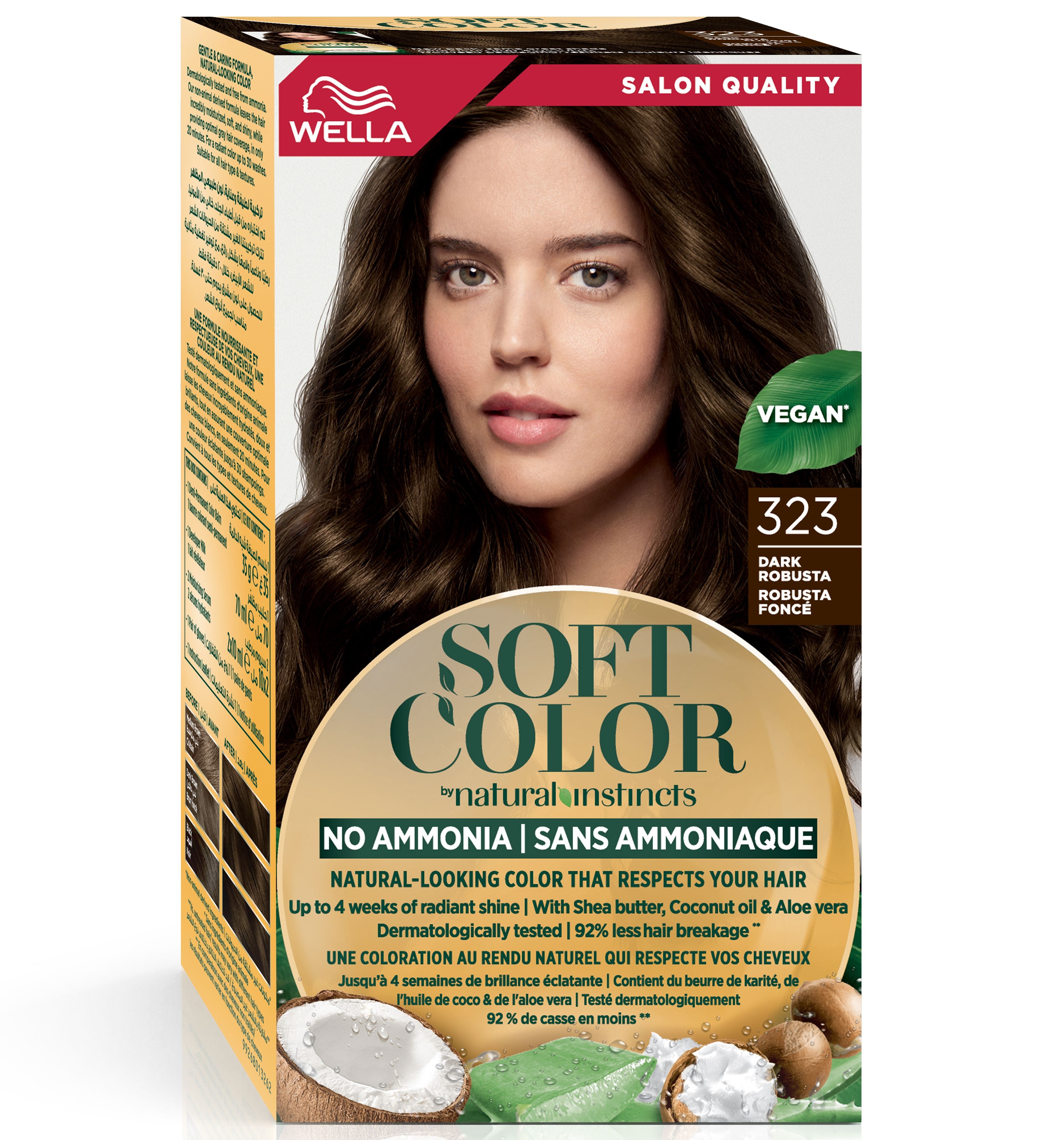 Краска для волос Wella Soft Color тон 323 Темная робуста (3616302076833) - фото 2