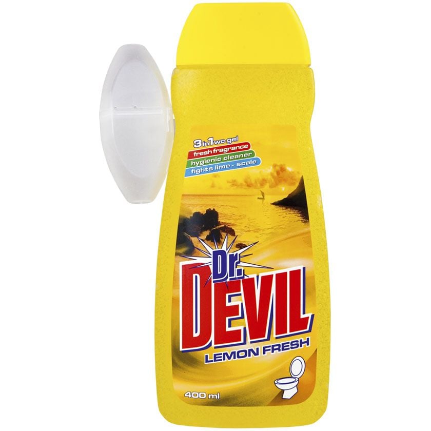 Гель для туалета Dr.Devil 3в1 Лимон, 400 мл - фото 1