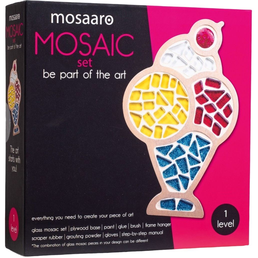 Стеклянная мозаика Mosaaro Мороженое (MA1003) - фото 1