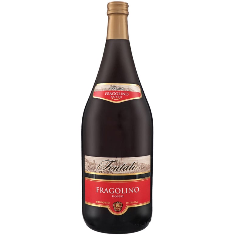 Напиток винный газированный Fontale Fragolino Rosso красный сладкий 1.5 л - фото 1