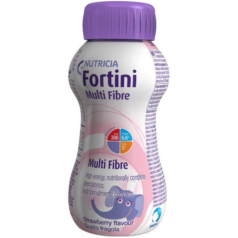Детское энтеральное питание Nutricia Fortini Multi Fibre со вкусом клубники 200 мл - фото 1
