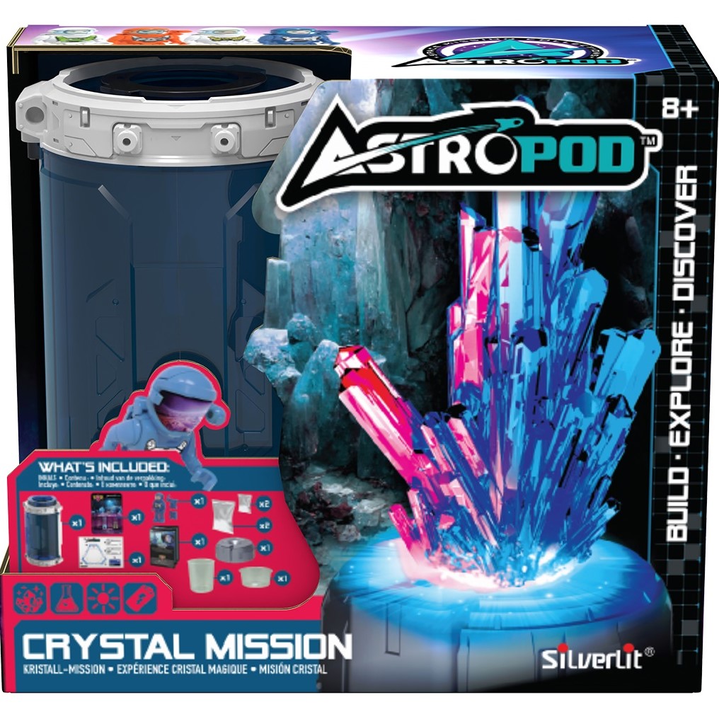 Ігровий набір із фігуркою Silverlit Astropod Місія Вирости кристал (80337) - фото 1