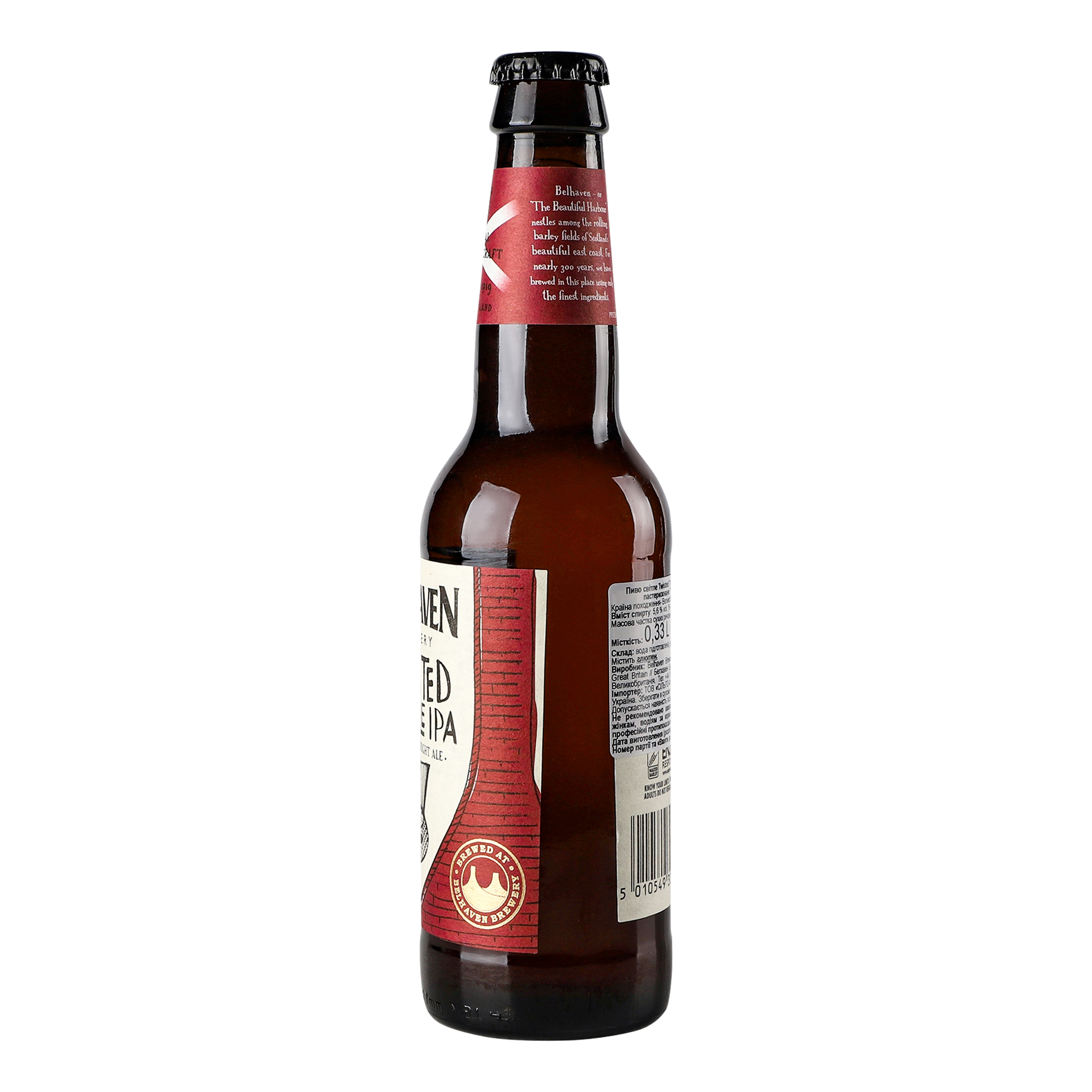 Пиво Belhaven Twisted Thistle світле, 5,6%, 0,33 л (751973) - фото 4