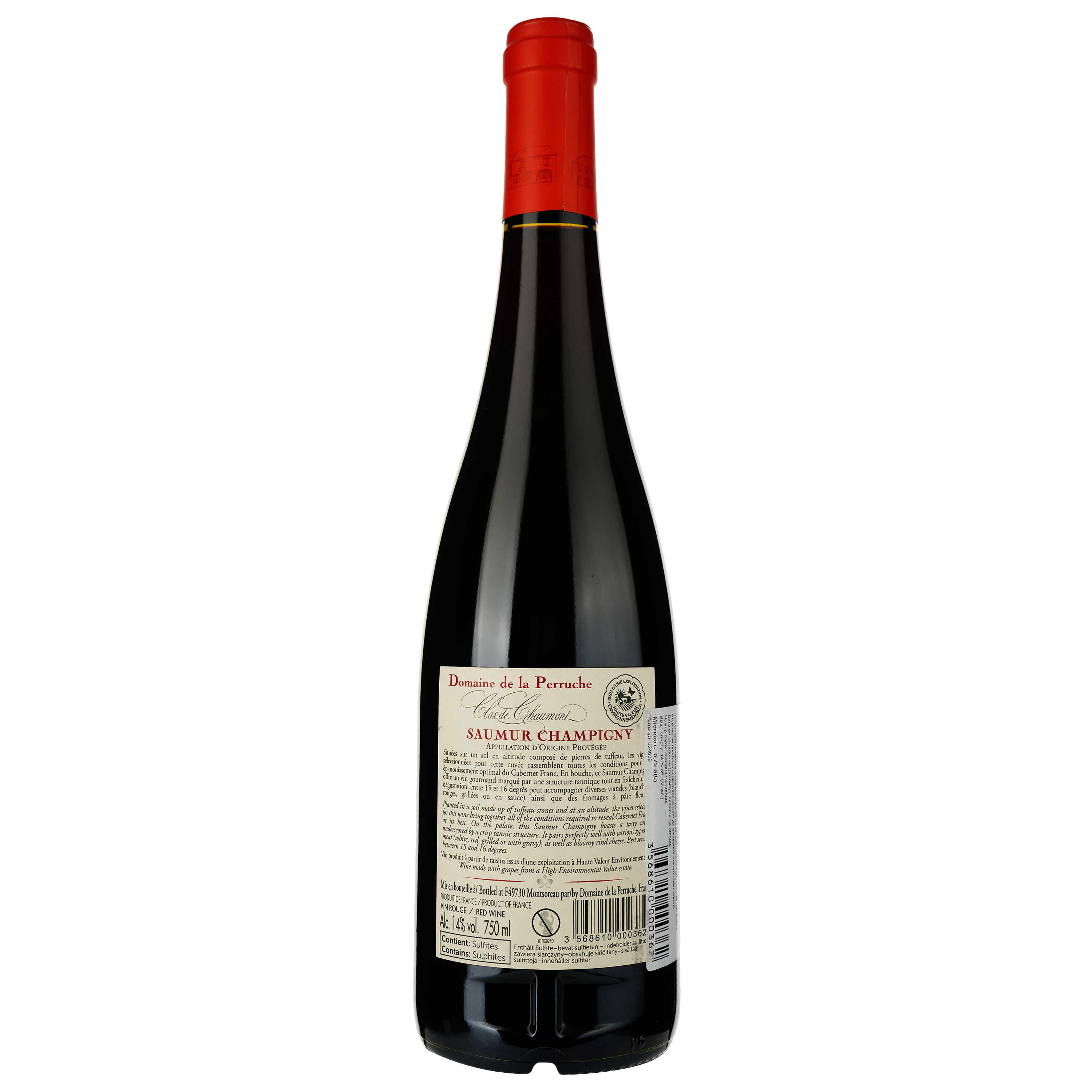 Вино Domaine de la Perruche Saumur Champigny AOP Clos de Chaumont 2020, червоне, сухе, 0.75 л - фото 2