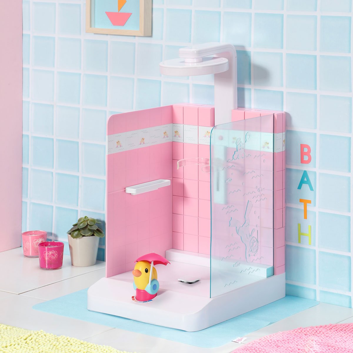 Автоматична душова кабіна для ляльки Baby Born Купаємось з качечкою (830604) - фото 9