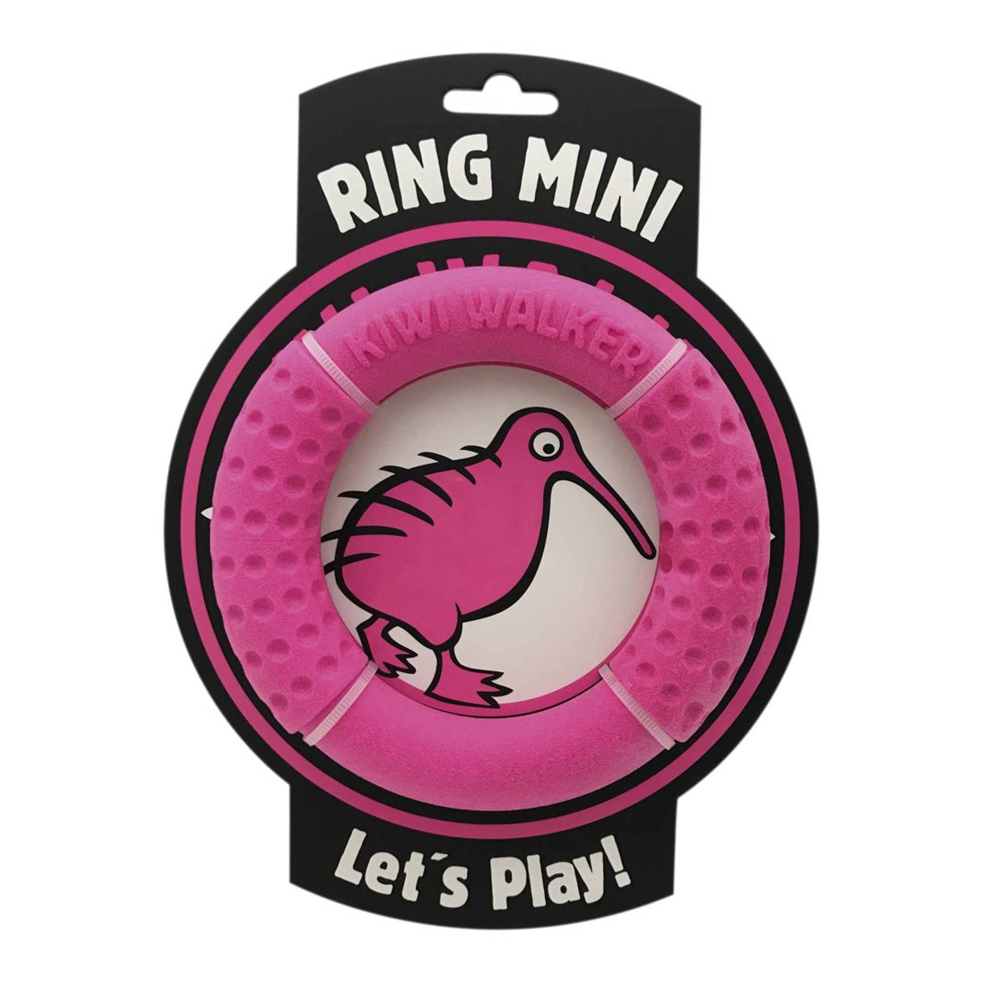Игрушка для собак Kiwi Walker Кольцо, розовое, 13,5 см (TPR-830) - фото 2