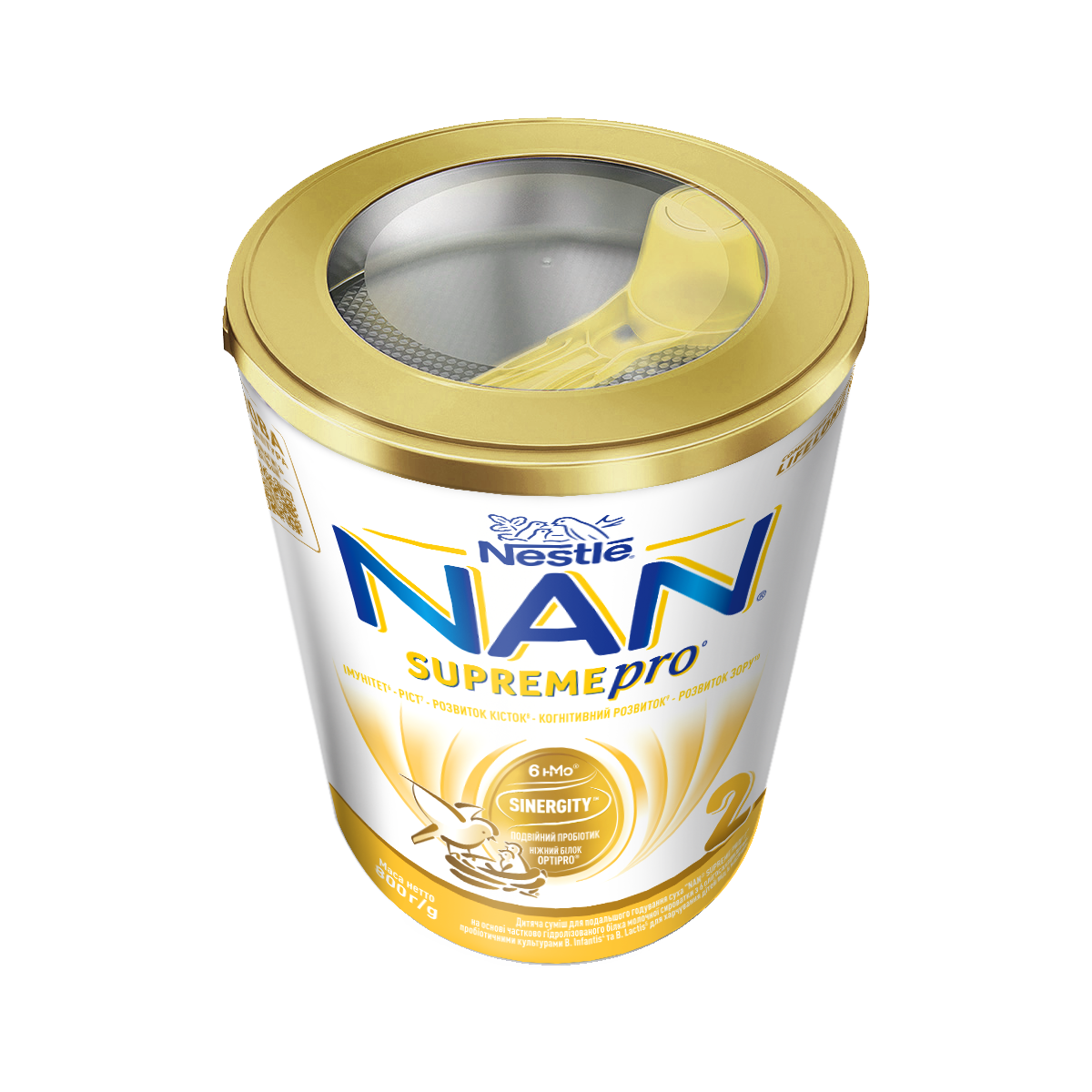 Суха молочна суміш NAN Supreme Pro 2, з олігосахаридами, 800 г - фото 3