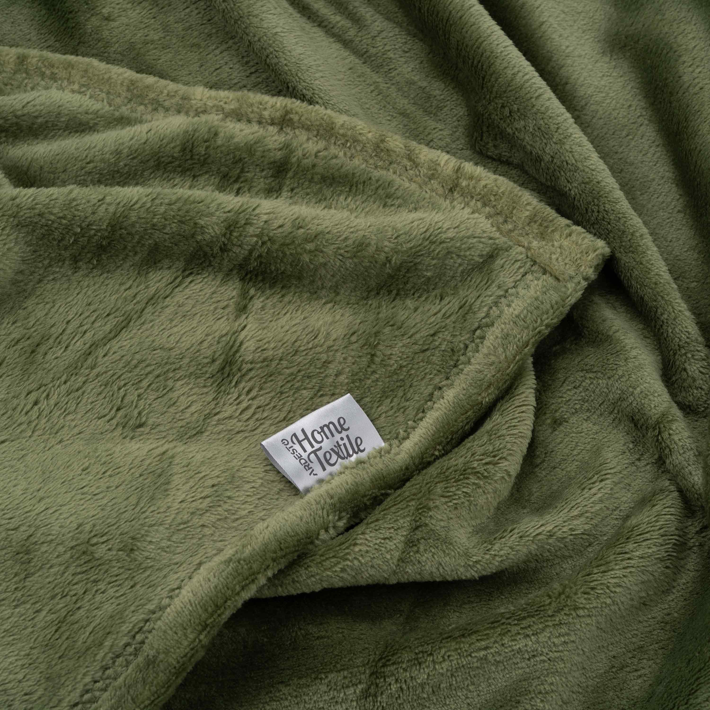 Плед Ardesto Flannel 200x220 см зелений (ART0212SB) - фото 4