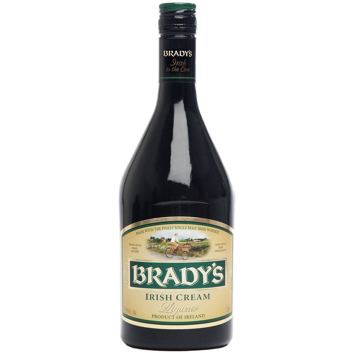 Лікер Luxco Bradys Irish Cream Liqueur 17% 0.75 л - фото 1