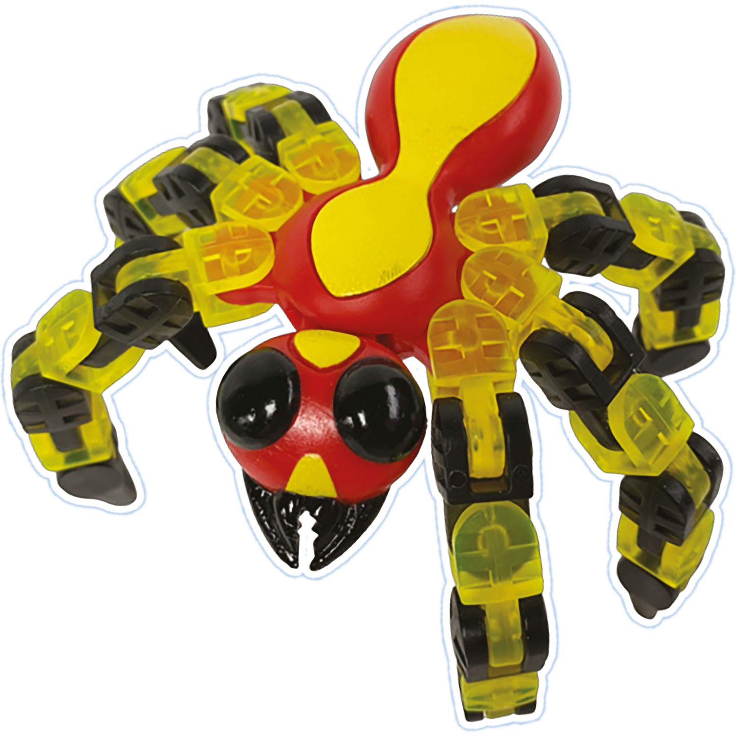 Вогняна мураха Zing Klixx Creaturez Fidget, жовтий з червоним (KX120_A) - фото 1