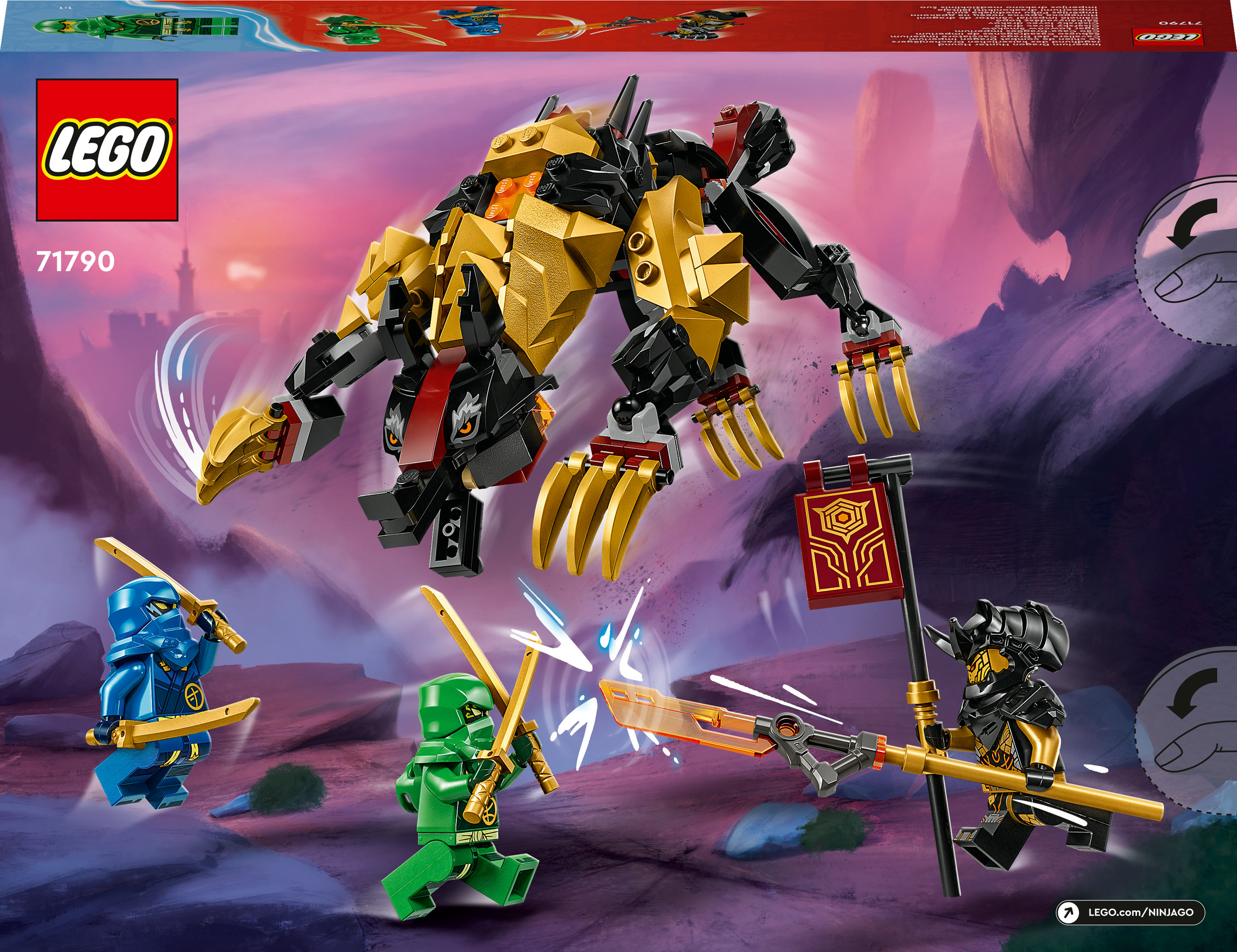 Конструктор LEGO Ninjago Имперская гончая охотника на драконов, 198 деталей (71790) - фото 9