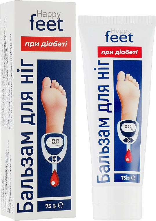 Бальзам для ног Happy Feet при диабете 75 мл - фото 2