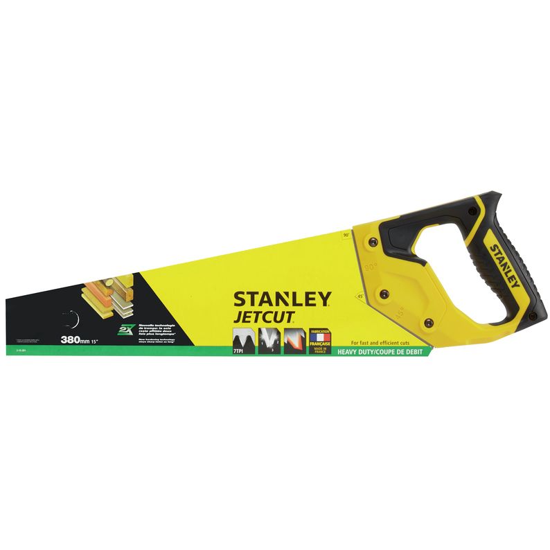 Ножівка по дереву Stanley Jet-Cut SP 7TPI 380 мм (2-15-281) - фото 2