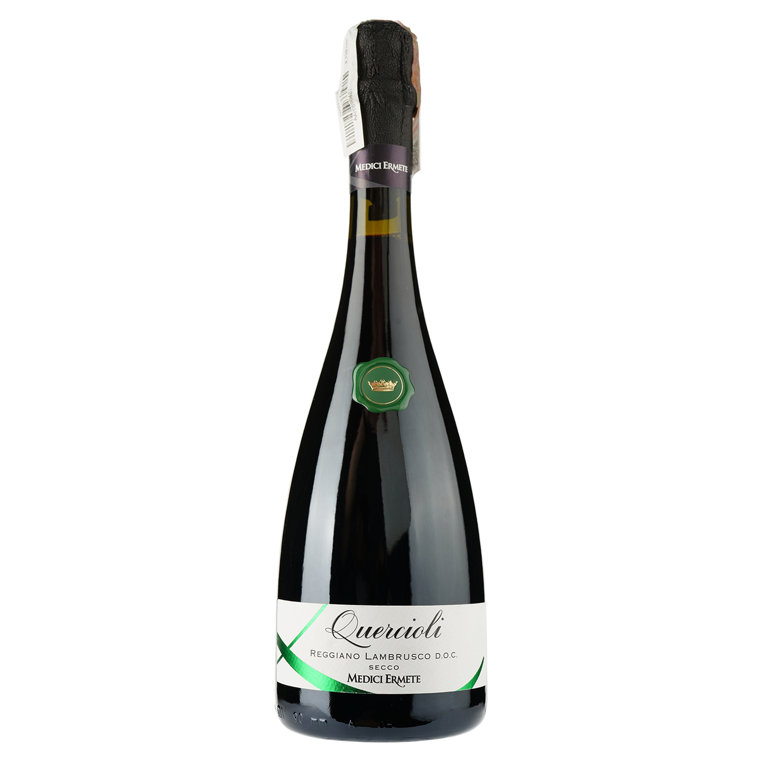 Игристое вино Medici Ermete Quercioli Lambrusco Reggiano Frizzante DOC, красное, сухое, 11%, 0,75 л - фото 1