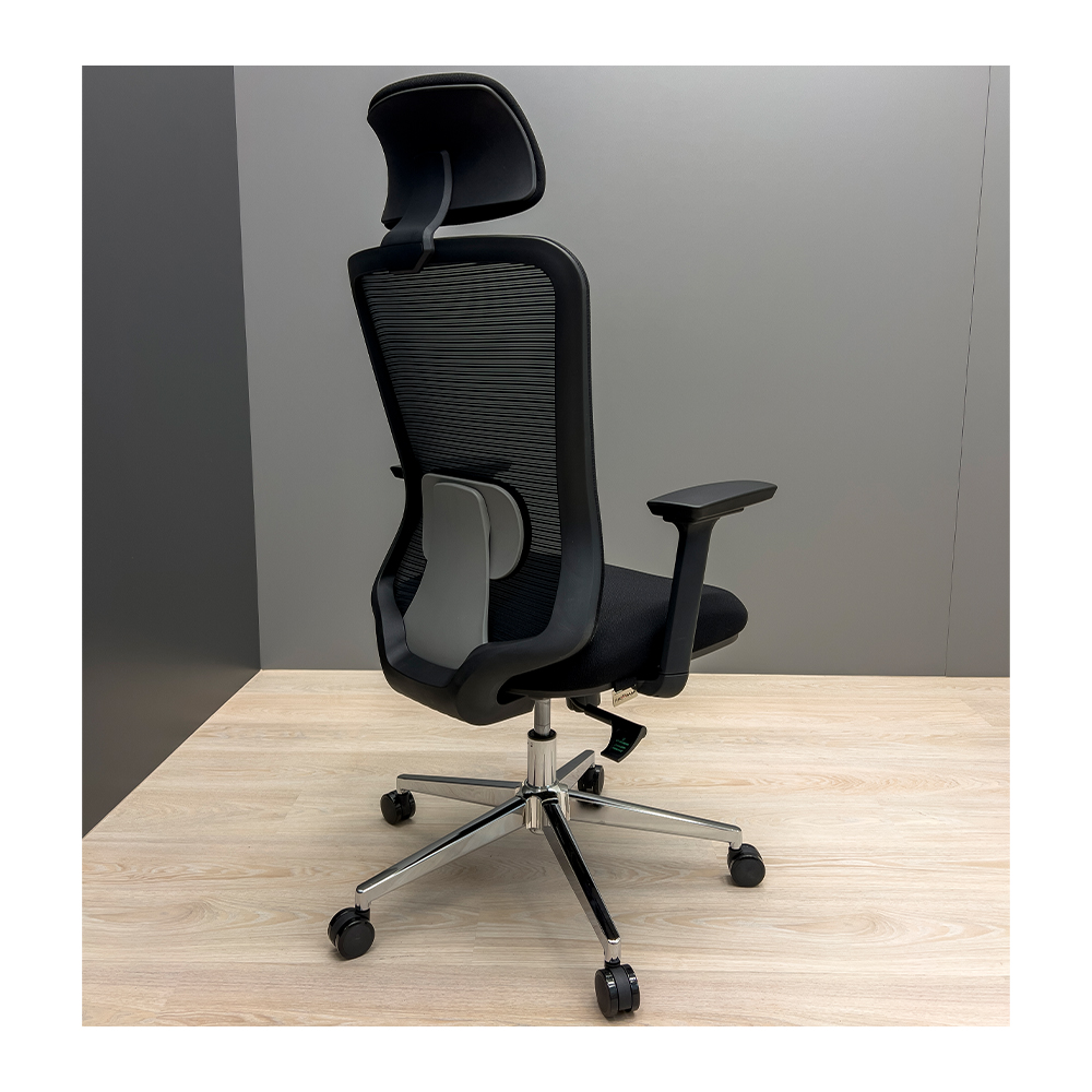 Кресло офисное Richman Декарт Хром Synсhro сетка черный (RCM-1029) - фото 3