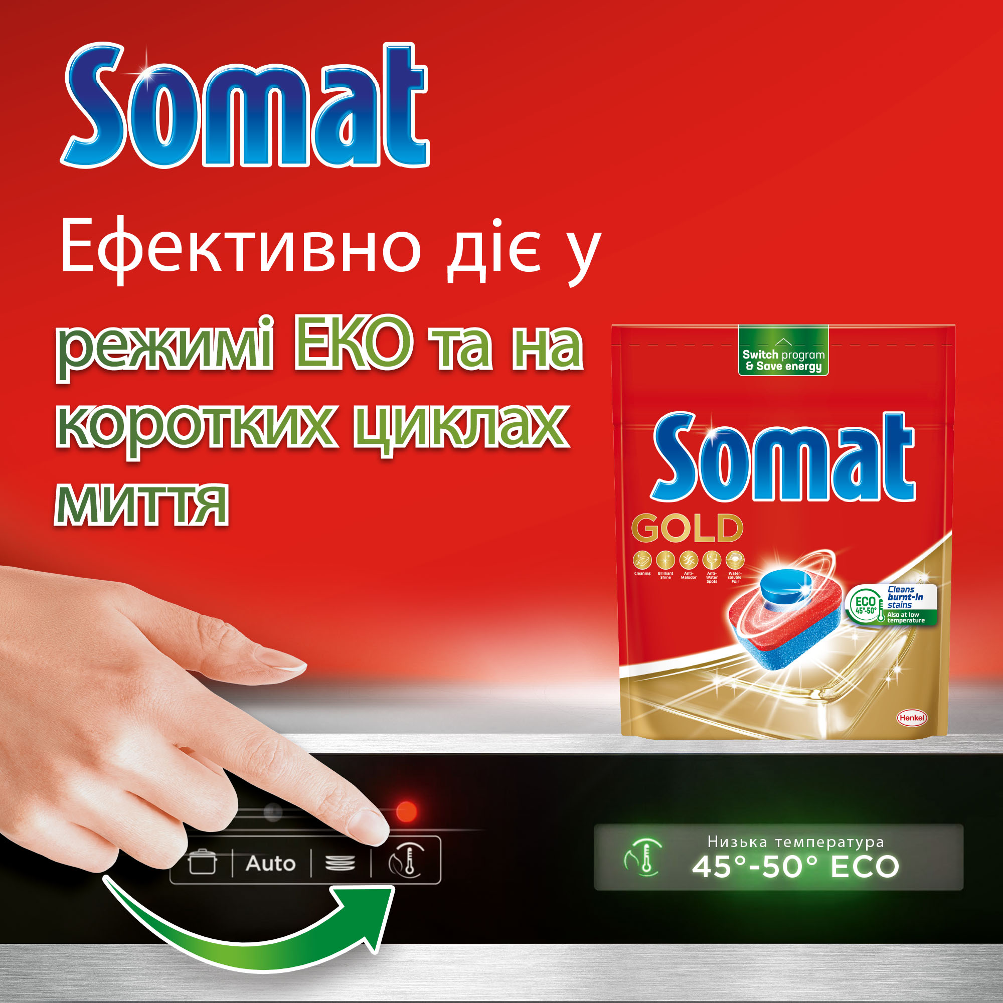 Таблетки для посудомийної машини Somat Gold 70 шт. - фото 5