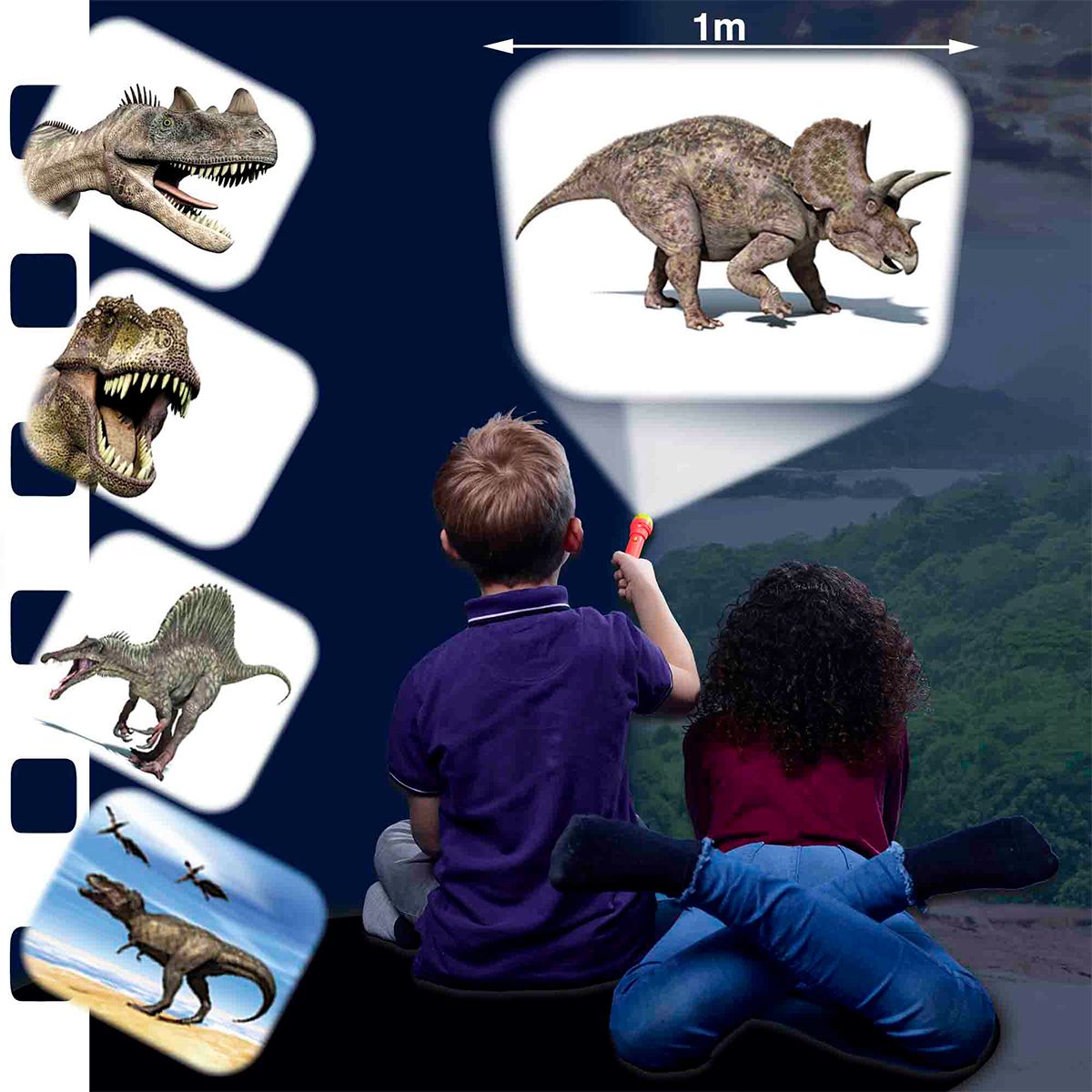 Ліхтарик-проектор Brainstorm Toys Світ динозаврів, 3 диски, 24 зображення (E2029) - фото 6