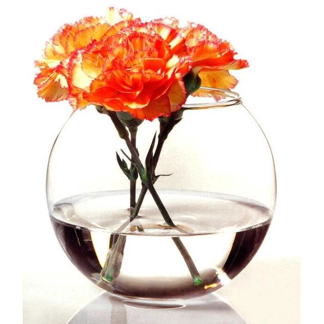 Ваза Pasabahce Flora шар, стеклянная, 16 см, прозрачная (45068) - фото 4