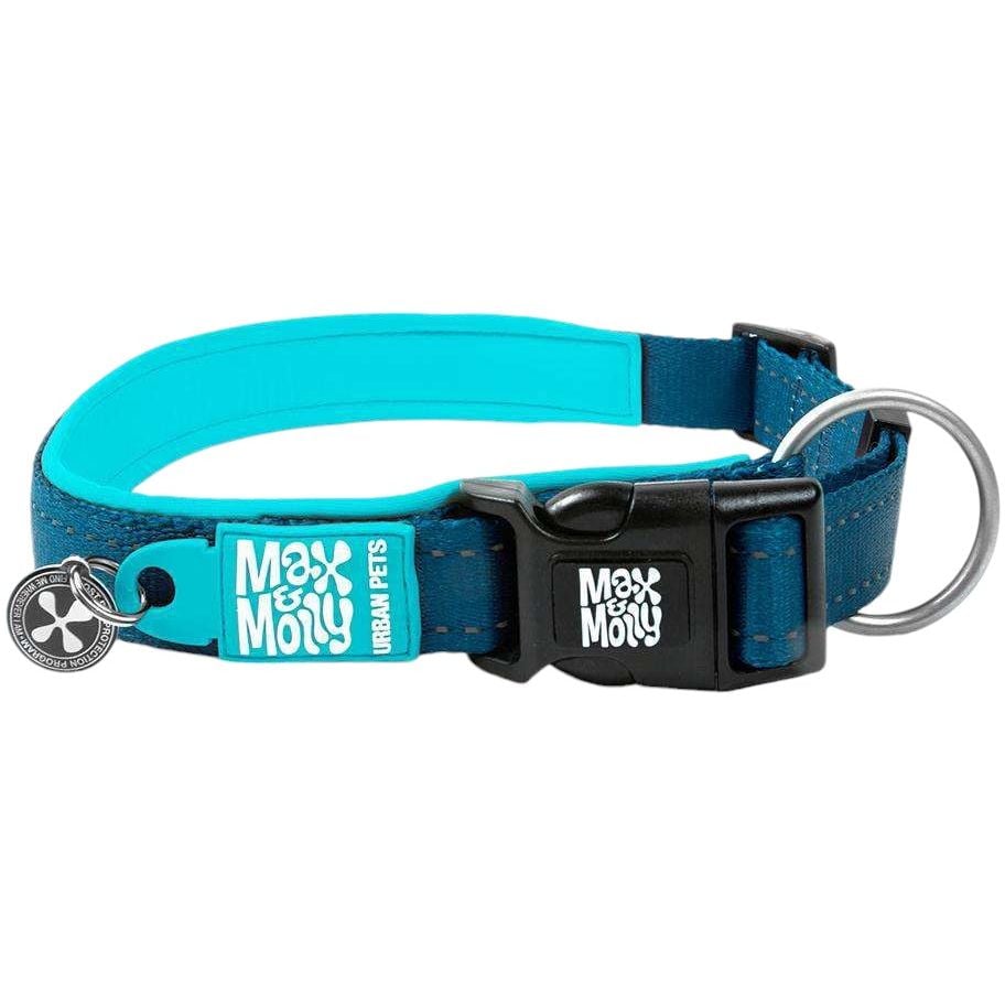 Нашийник для собак Max & Molly Smart ID Collar Matrix Sky Blue XS 22-35x1.5 см - фото 1