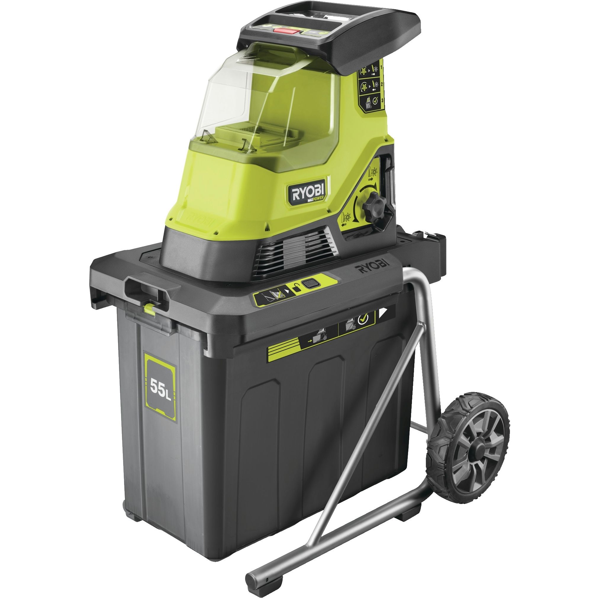 Подрібнювач садовий акумуляторний Ryobi Max Power RY36SHX40-0 36В (5133005451) - фото 1