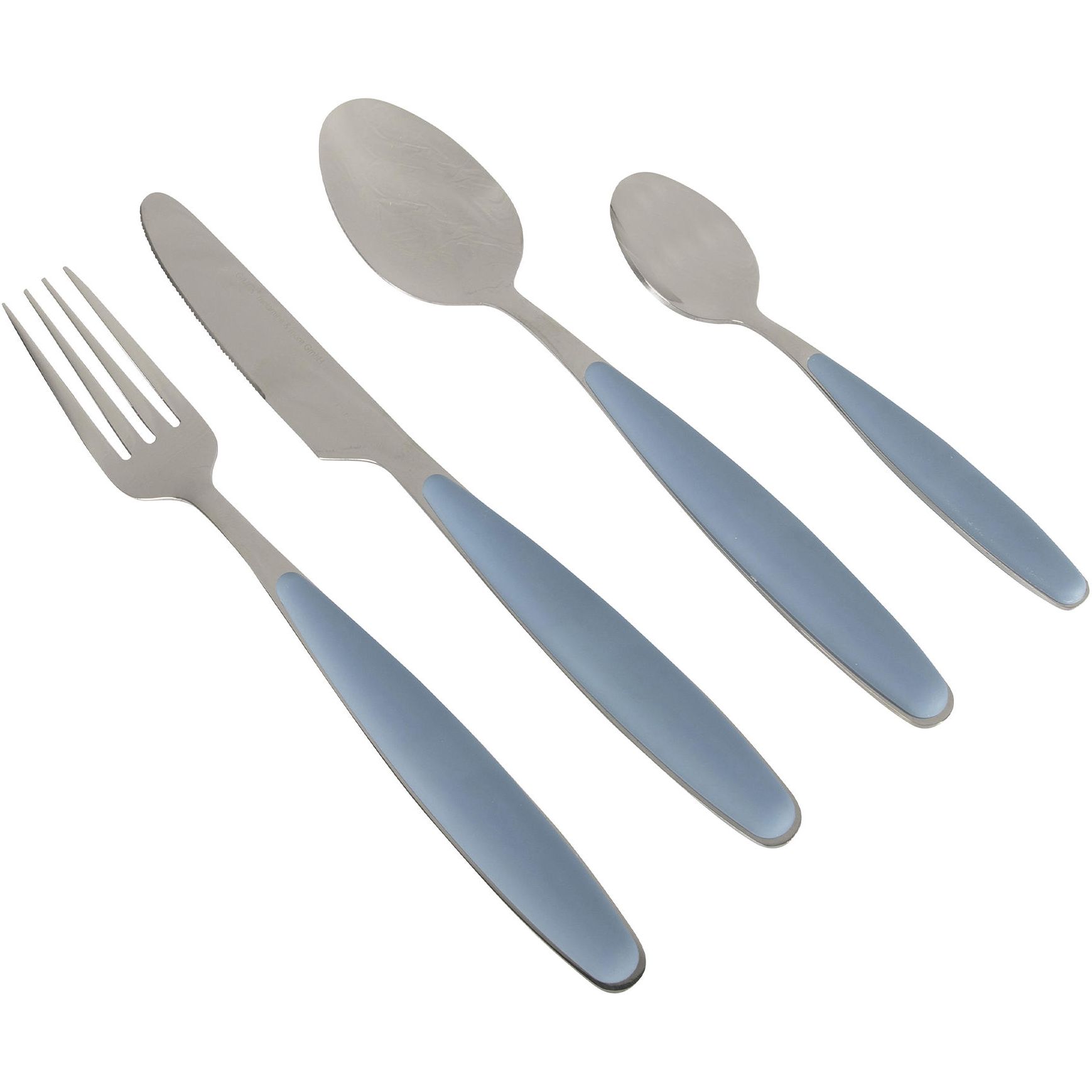 Набор столовых приборов Gimex Cutlery Colour Blue 16 предметов (6910171) - фото 1