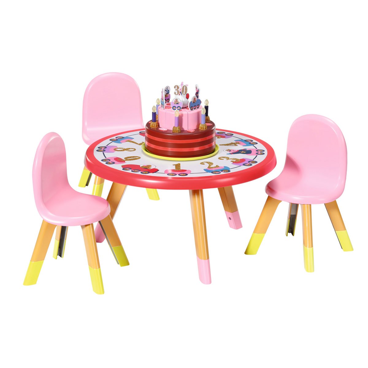 Набор мебели для куклы Baby Born День Рождения Вечеринка с тортом (831076) - фото 1