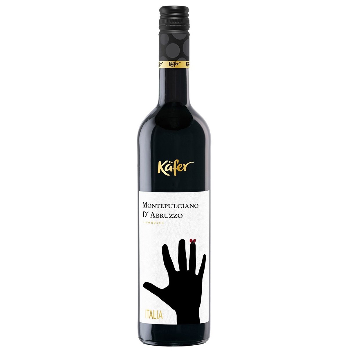 Вино Kafer Montelpuciano d`Abruzzo, червоне, сухе, 13,5%, 0,75 л (8000016627061) - фото 1