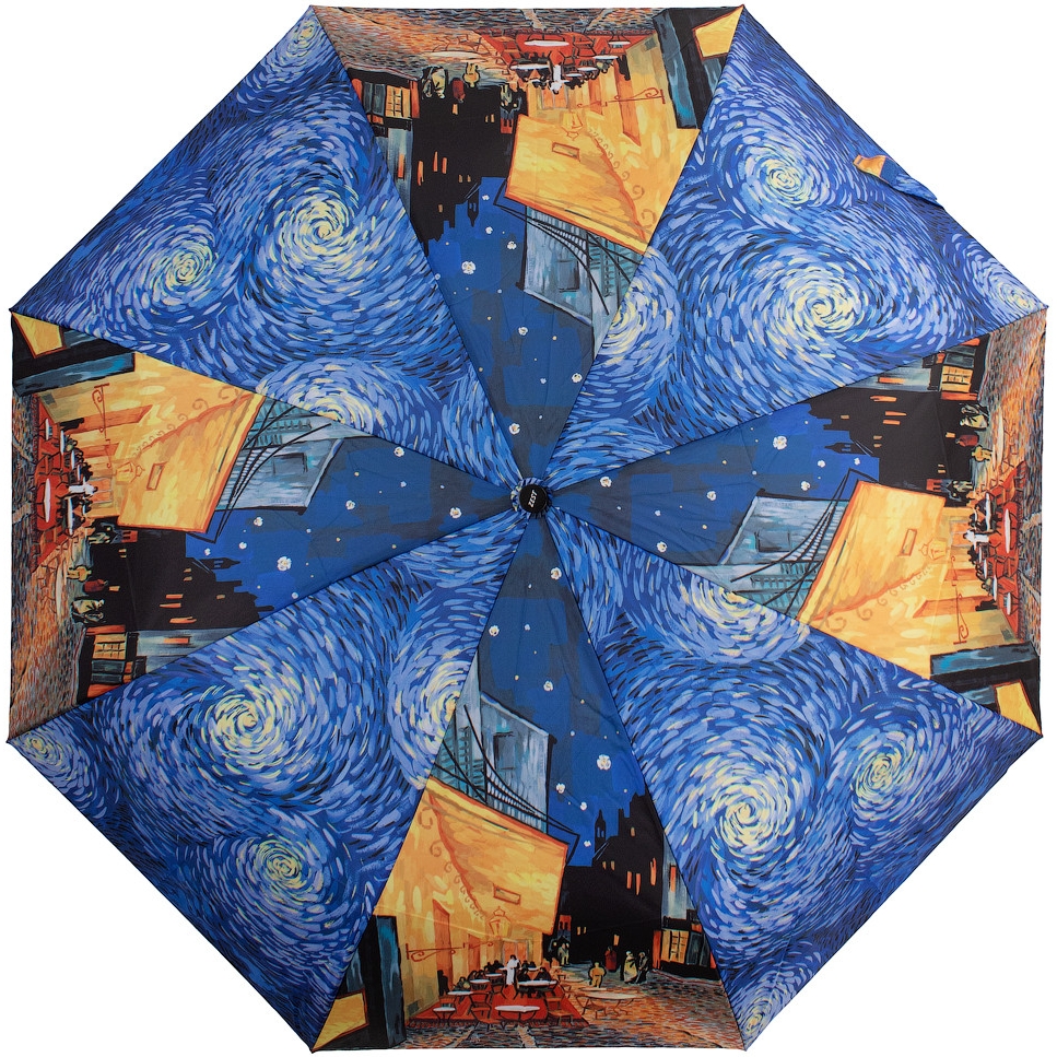 Жіноча складана парасолька механічна Zest 96 см синя - фото 1