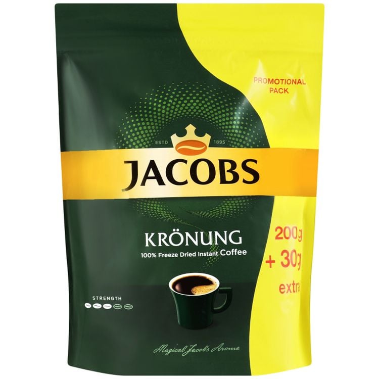 Кофе растворимый Jacobs Kronung, 230 г (909338) - фото 1