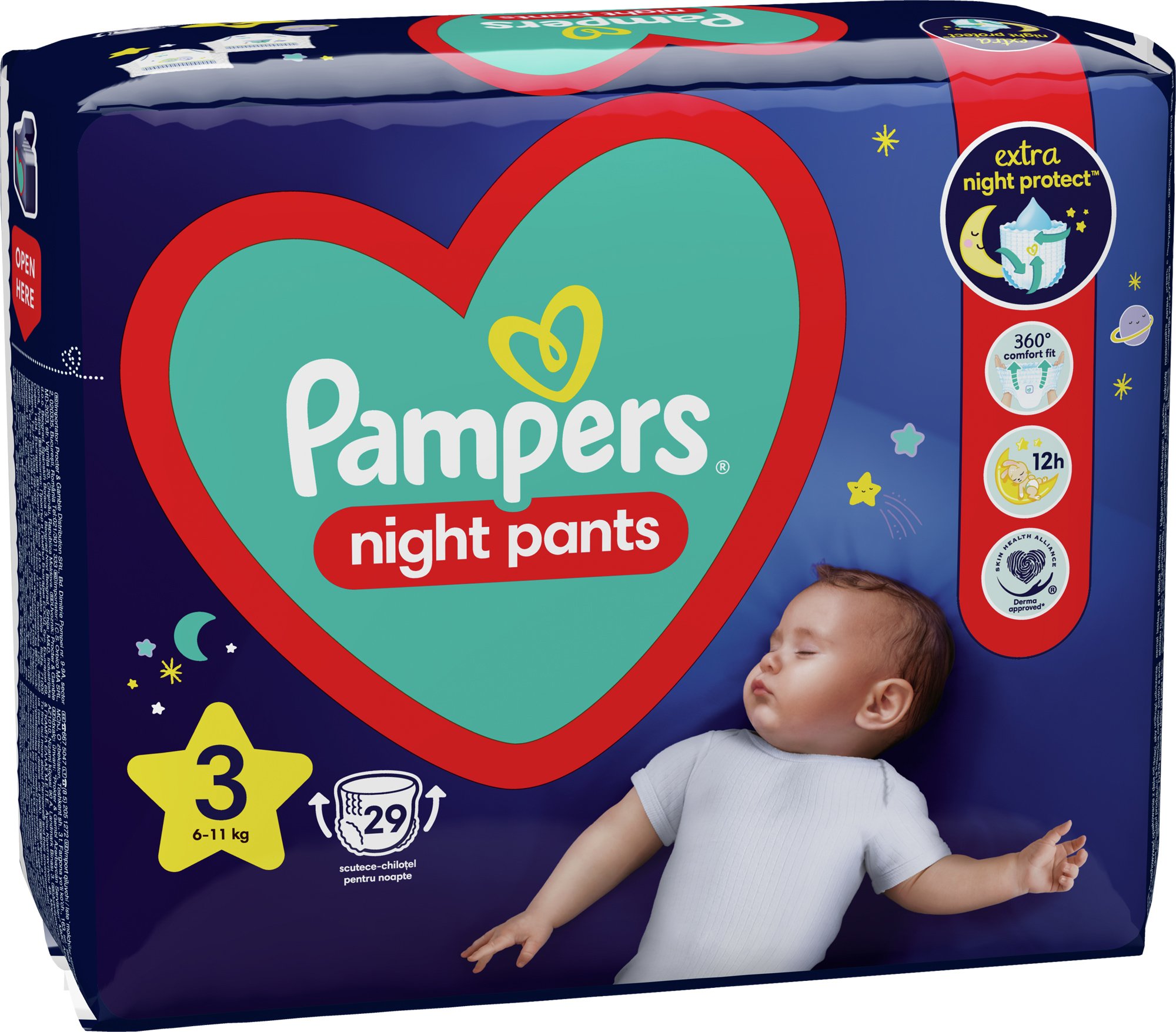 Подгузники-трусики ночные Pampers Night Pants 3 (6-11 кг), 29 шт. - фото 3