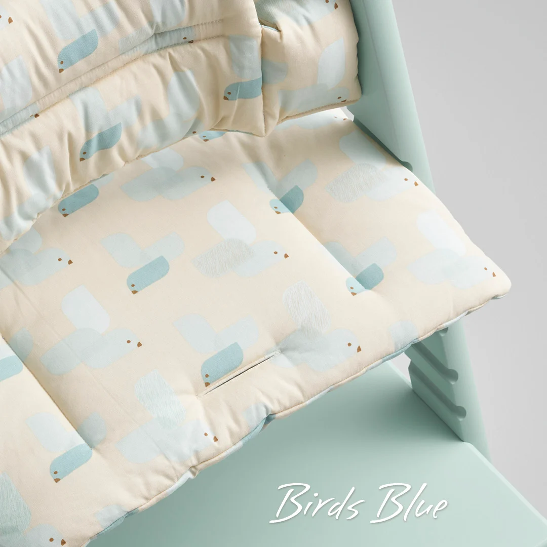 Текстиль для стільця Stokke Tripp Trapp Birds blue (100371) - фото 8