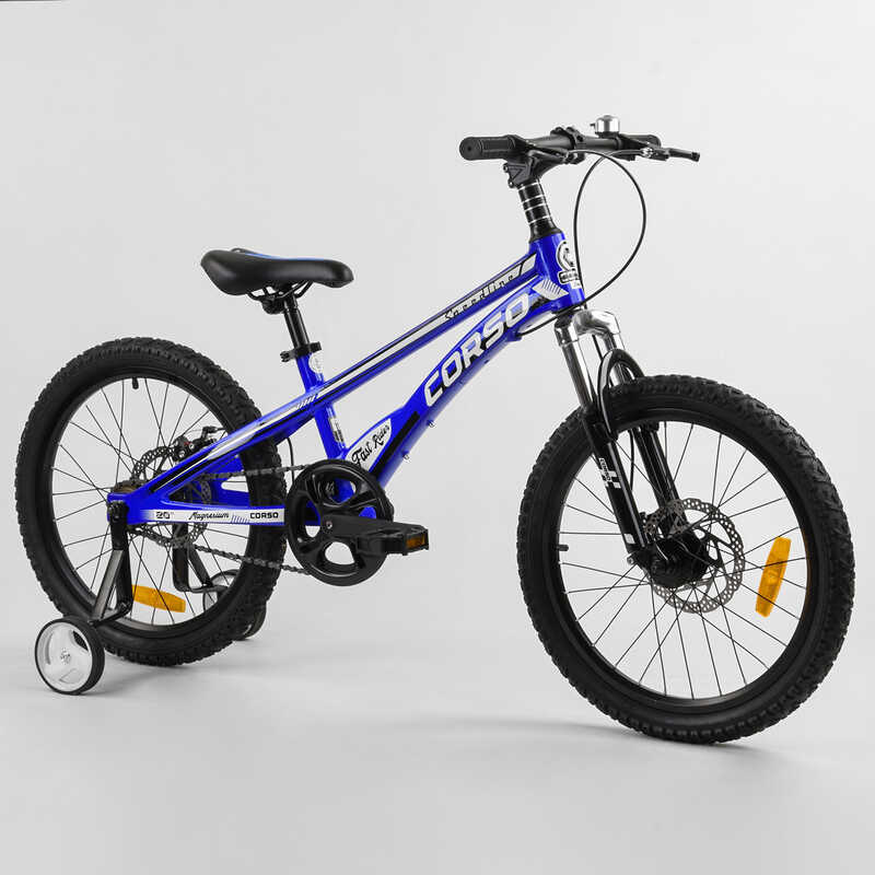Дитячий велосипед Corso 20 дюймів синій 231992 - фото 2