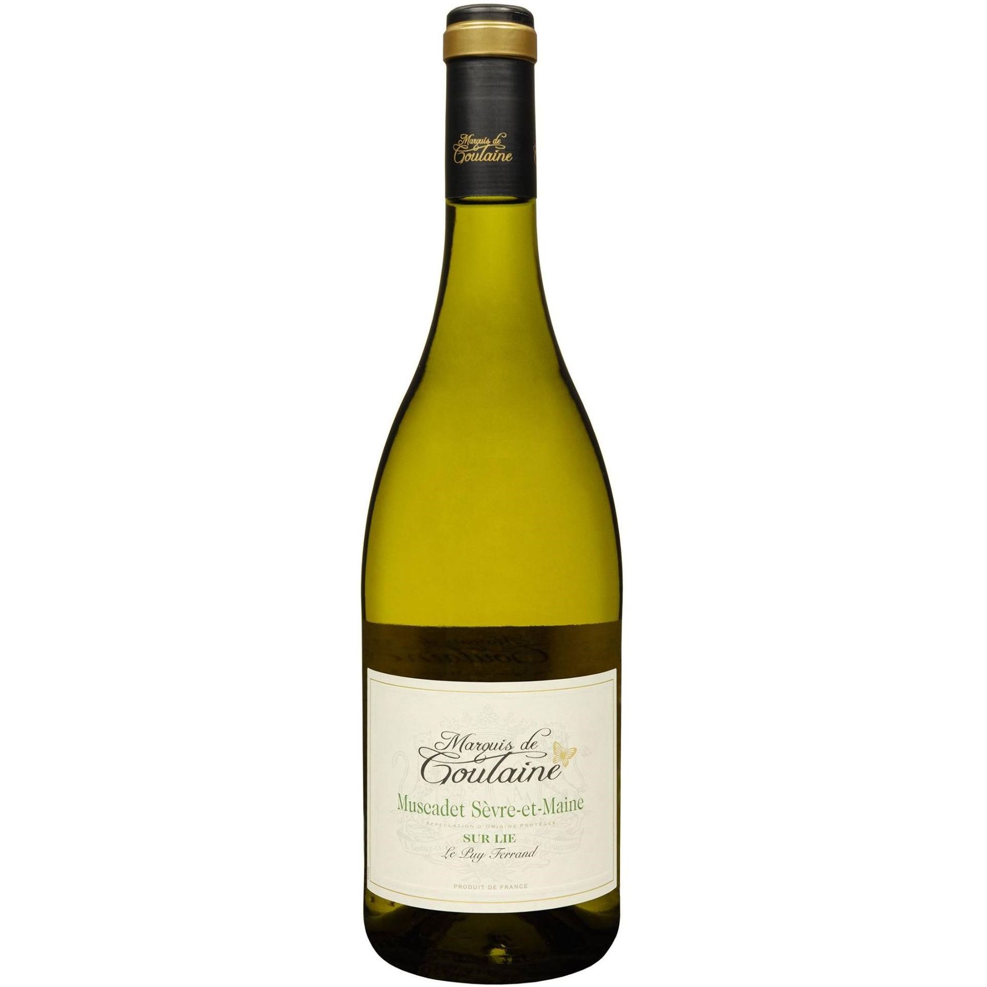 Вино Marquis de Goulaine Muscadet Serve-et-Maine белое сухое 0.75 л - фото 1