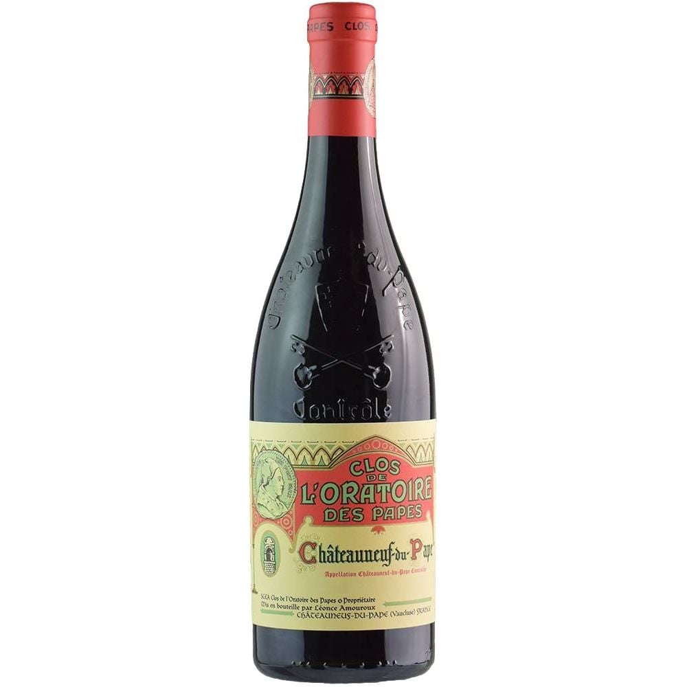 Вино Clos de L'Oratoire Chateauneuf Du Pape Rouge, червоне, сухе, 0,75 л - фото 1