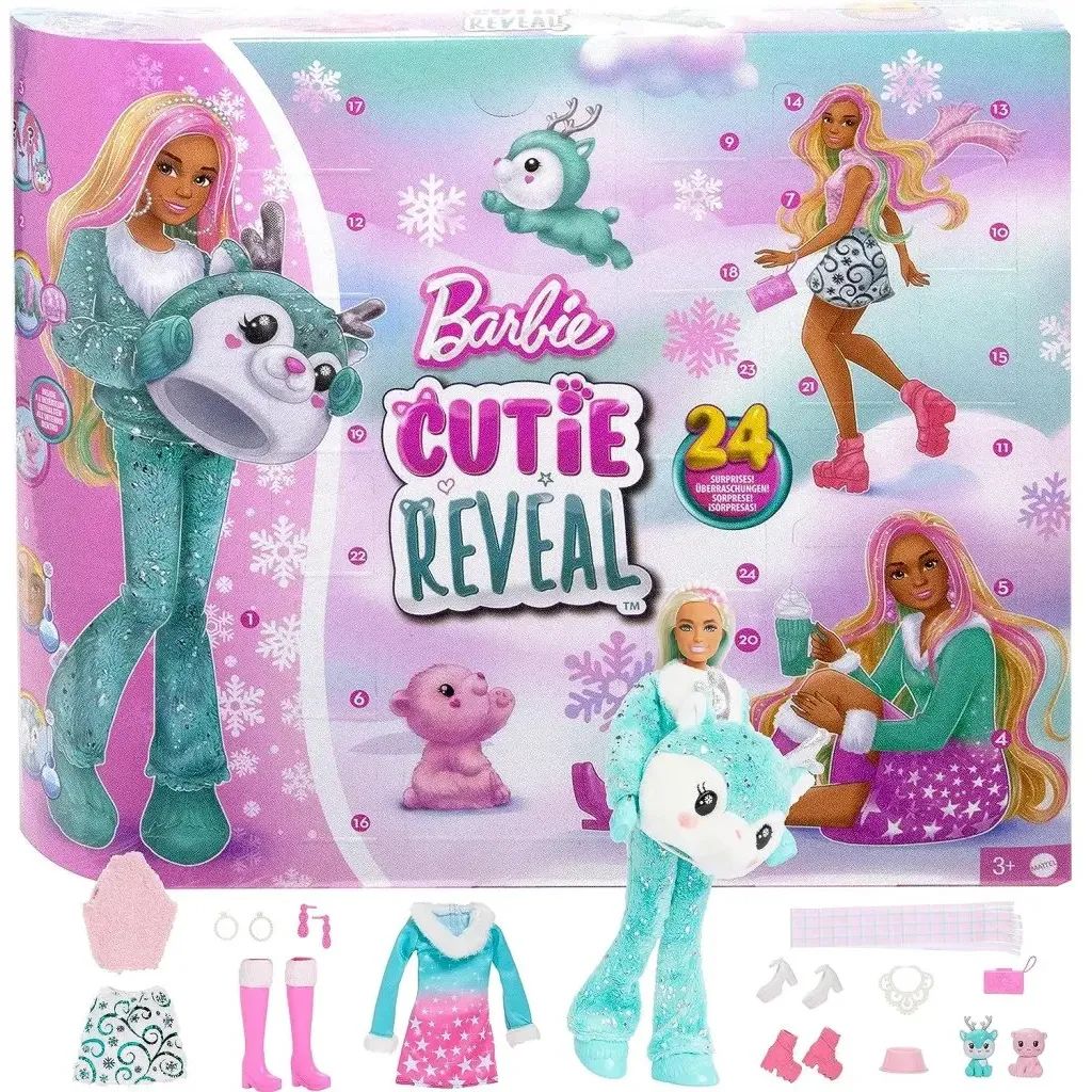 Игровой набор Barbie Адвент-календарь Cutie Reveal (HJX76) - фото 2