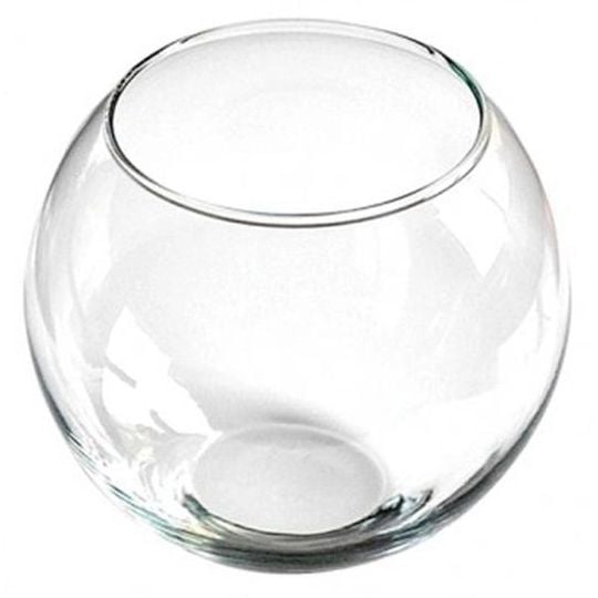 Ваза Pasabahce Flora шар, стеклянная, 16 см, прозрачная (45068) - фото 2