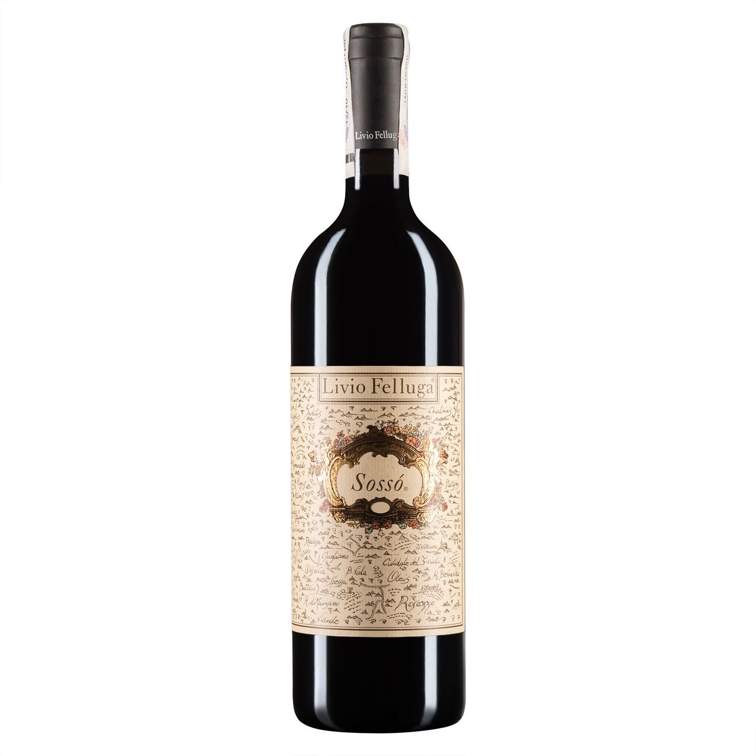Вино Livio Felluga Sosso Rosazzo Riserva 2016, красное, сухое, 0,75 л - фото 1