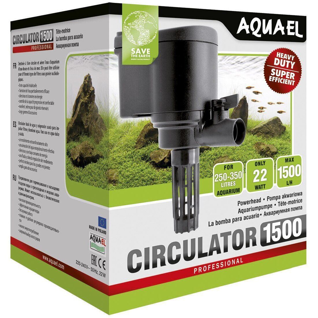 Помпа для акваріума Aquael Circulator 1500, 250-350 л - фото 1