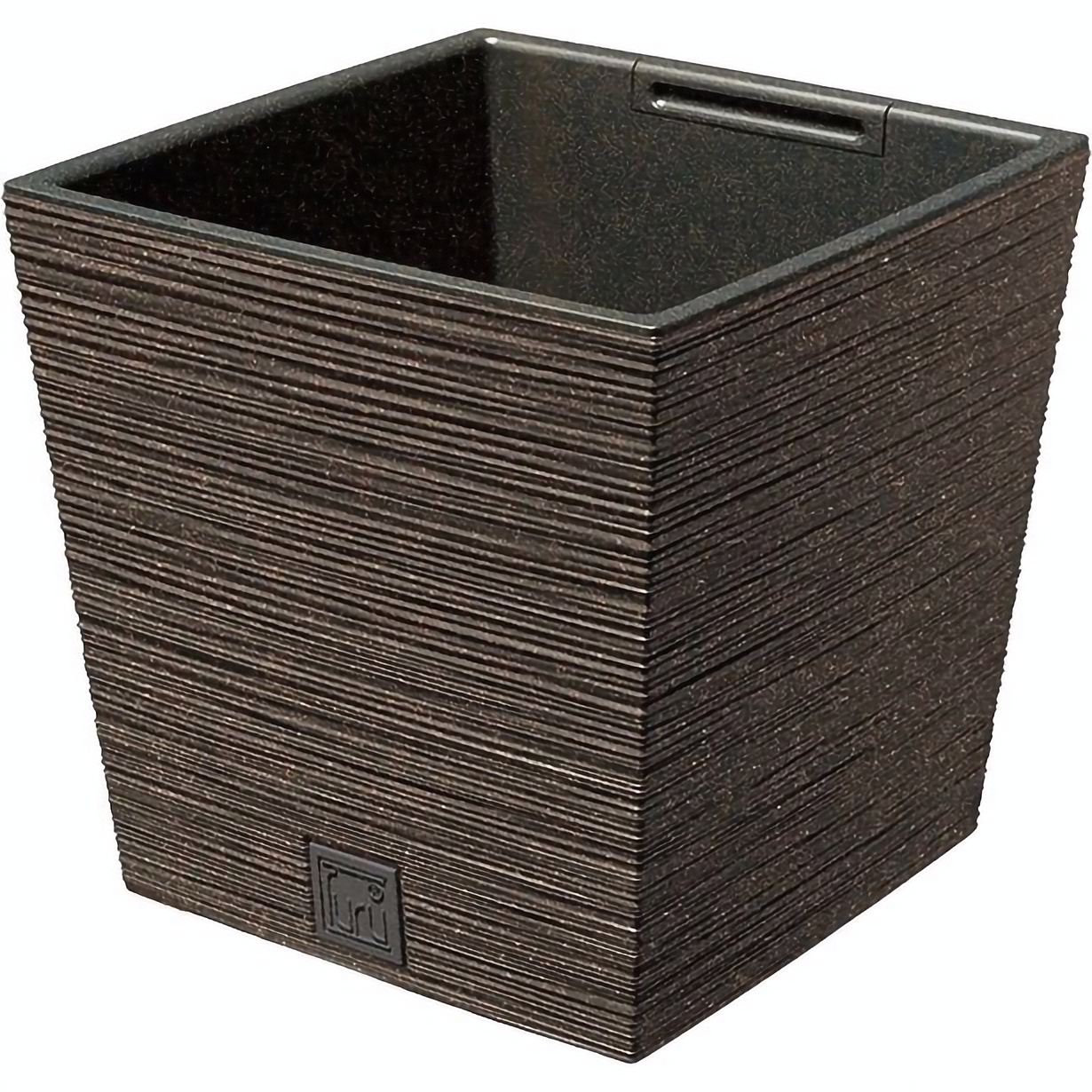 Горшок для цветов Prosperplast Furu Eco Wood с вкладышем 19 л кофейный (59752-4625) - фото 1