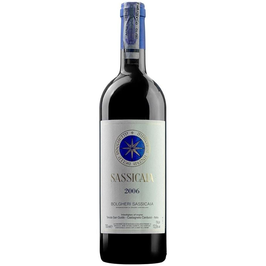 Вино Tenuta San Guido Sassicaia 2006, красное, сухое, 13,5%, 0,75 л - фото 1