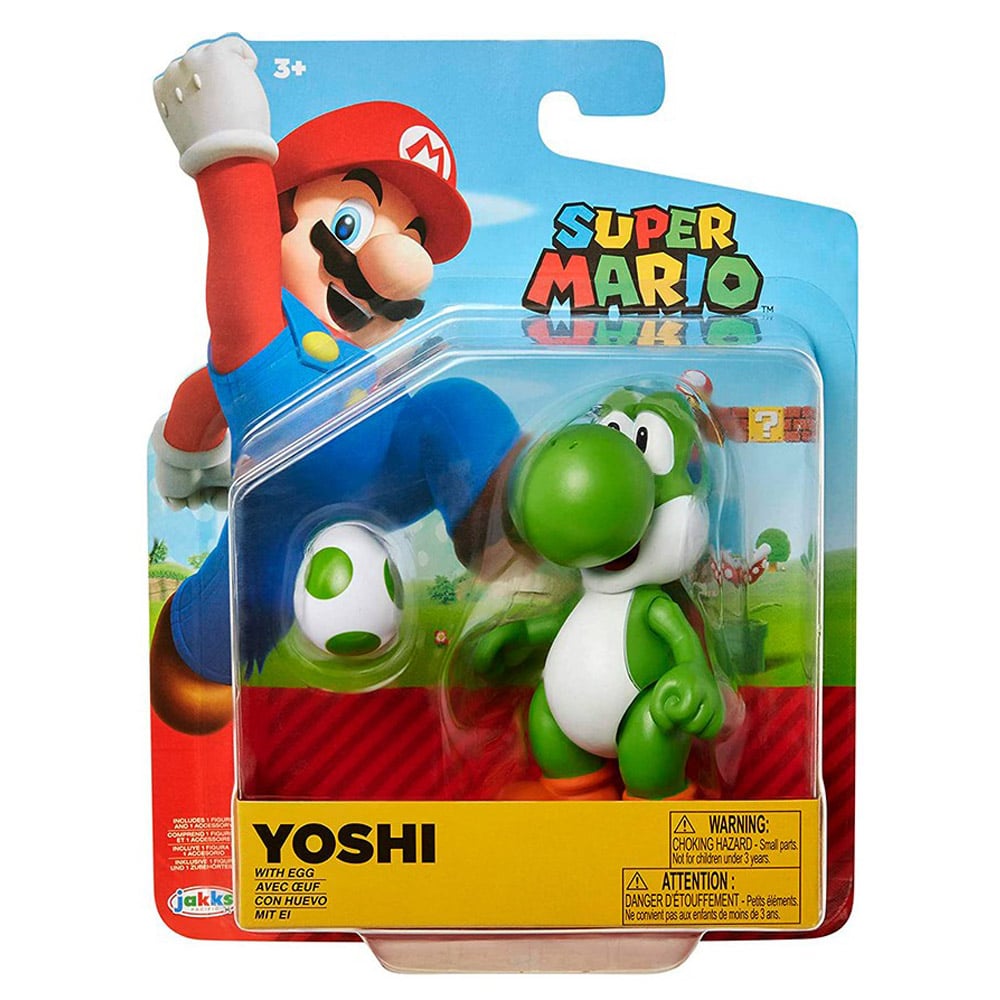 Ігрова фігурка Super Mario Зелений Йоші, з артикуляцією, 10 см (68522-RF1) - фото 6