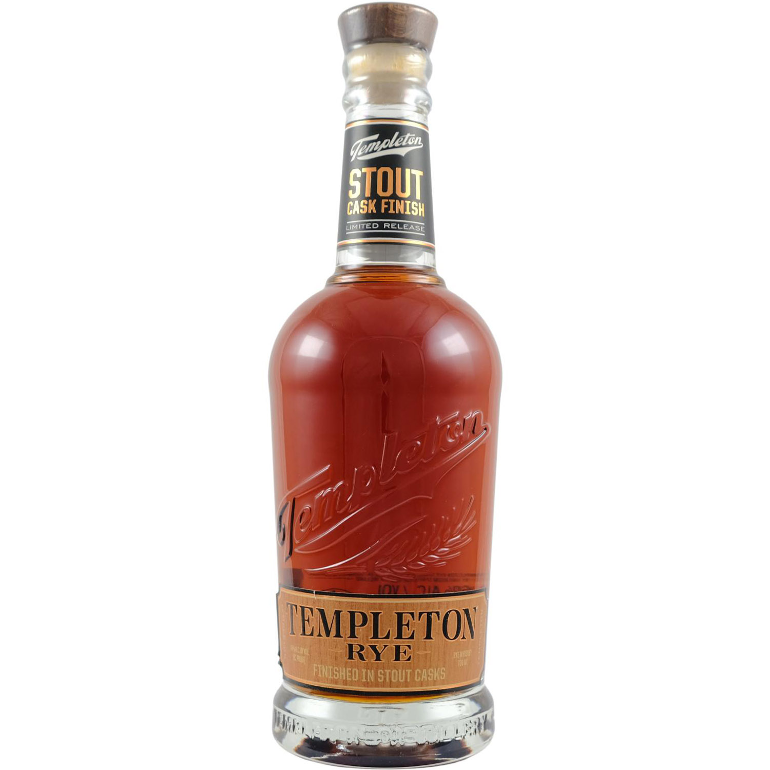 Виски Templeton Rye Stout Cask Finish American Whiskey 46% 0.7 л - фото 1