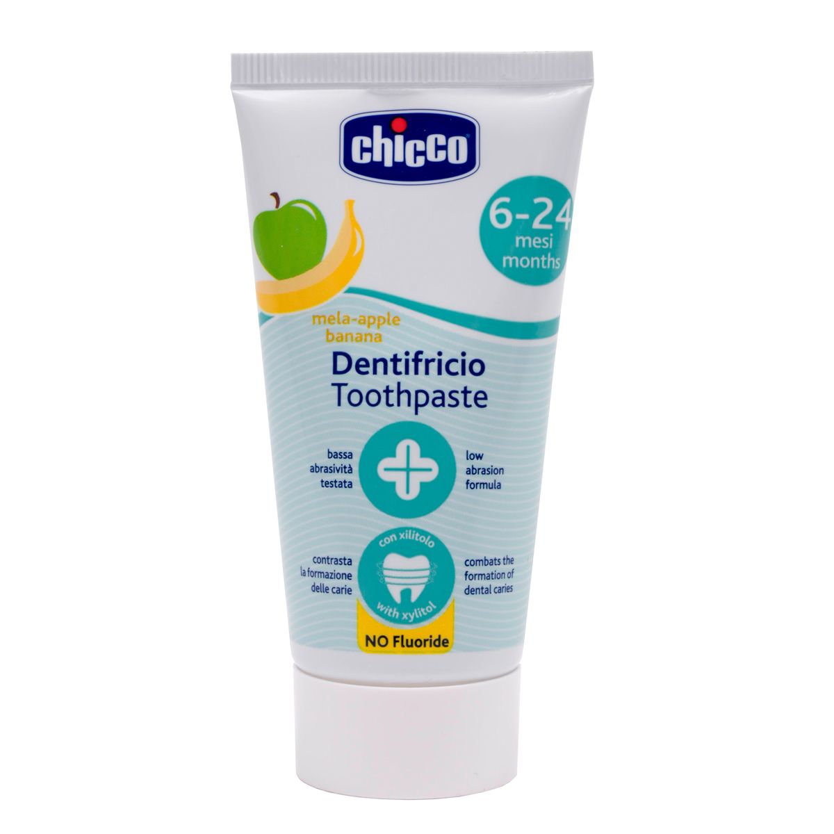 Зубная паста Chicco Яблоко-Банан, 50 мл (02320.10) - фото 1