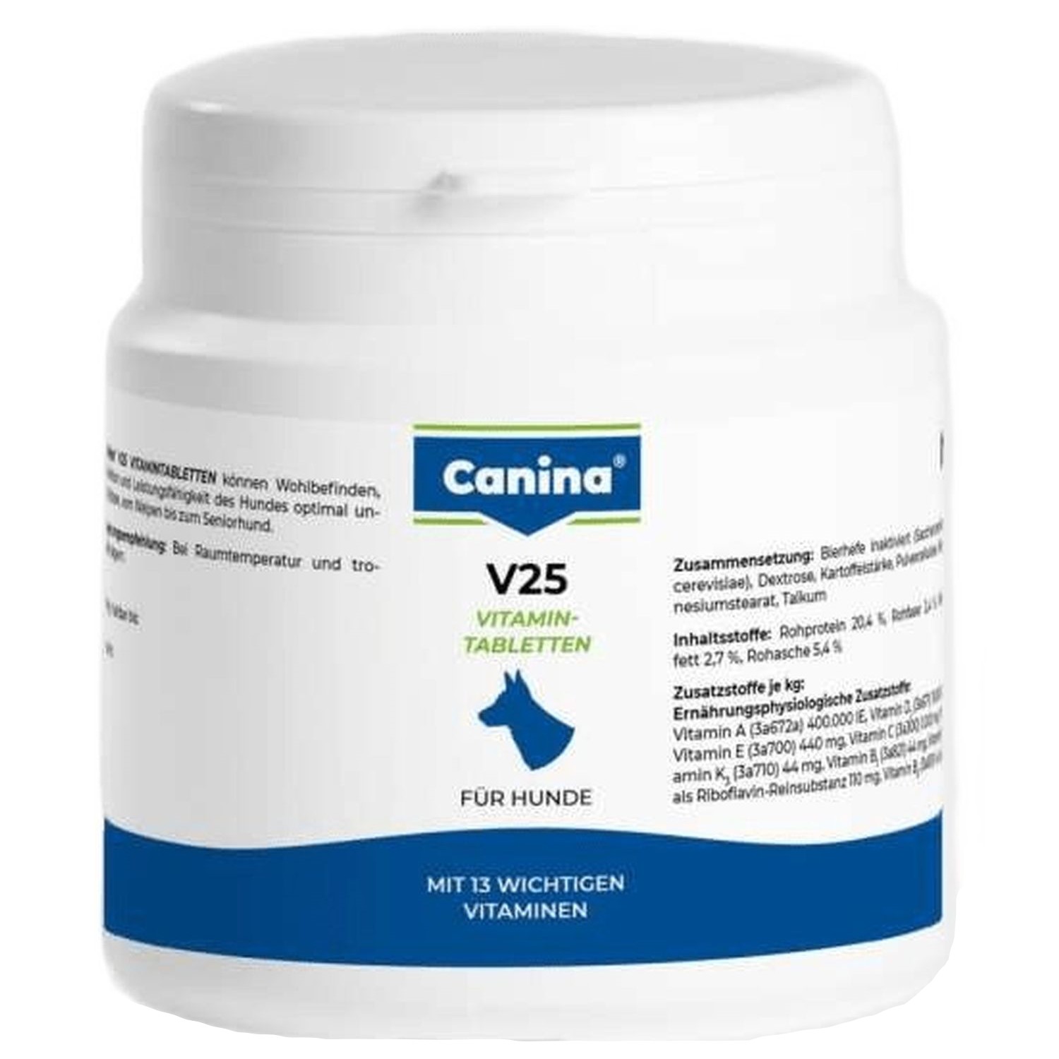 Поливитаминный комплекс Canina V25 Vitamintabletten для собак, 30 таблеток - фото 1