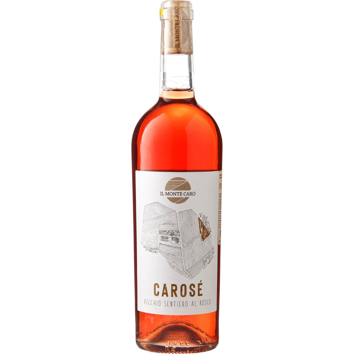 Вино Il Monte Caro Carose розовое сухое 0.75 л - фото 1