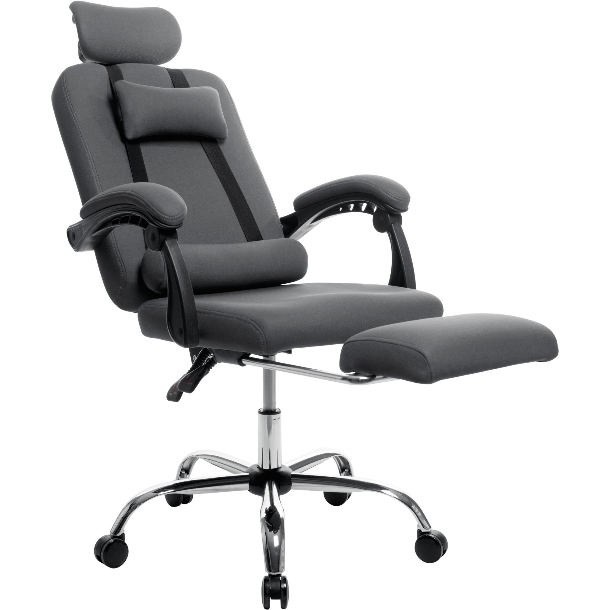 Офісне крісло GT Racer X-8003 Fabric, сіре (X-8003 Gray) - фото 5