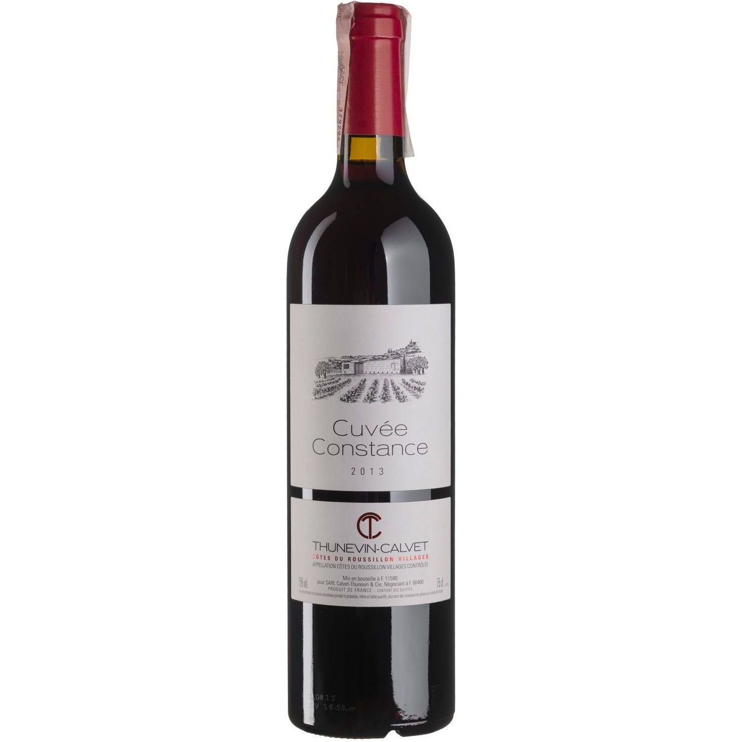 Вино Thunevin Calvet Cuvee Constance красное, сухое, 0,75 л - фото 1