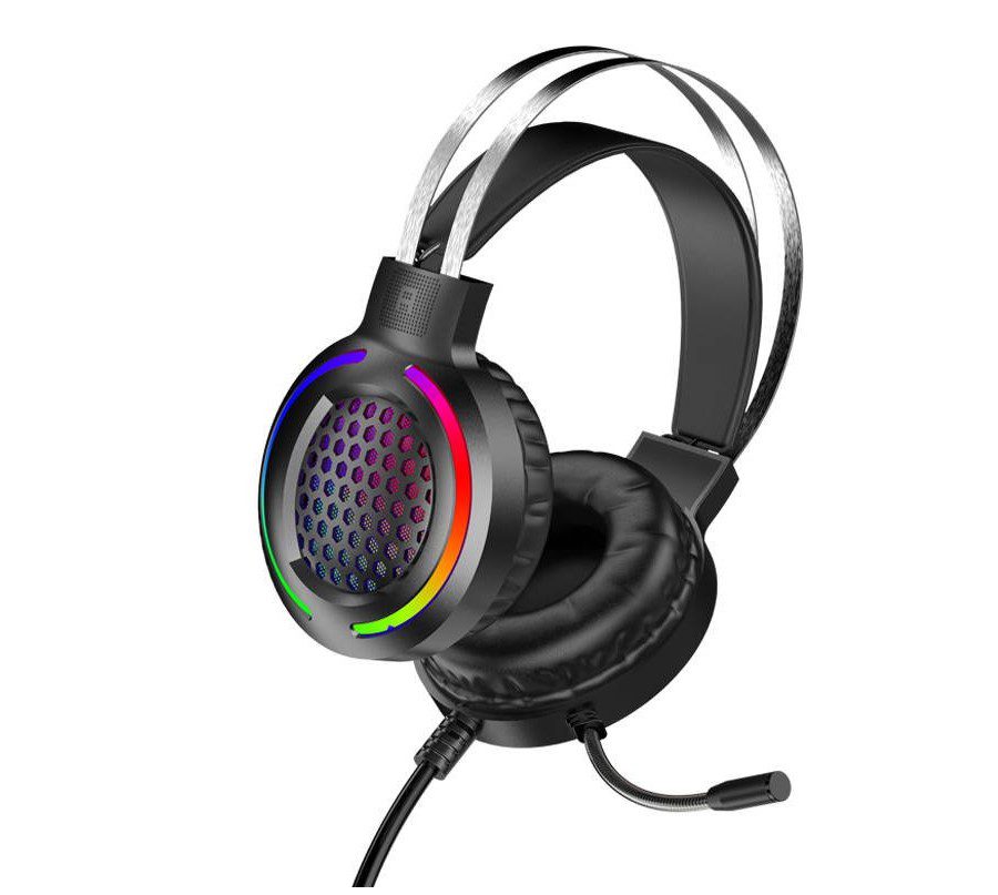 Игровые наушники iKAKU KSC-454 Youming RGB Black - фото 3