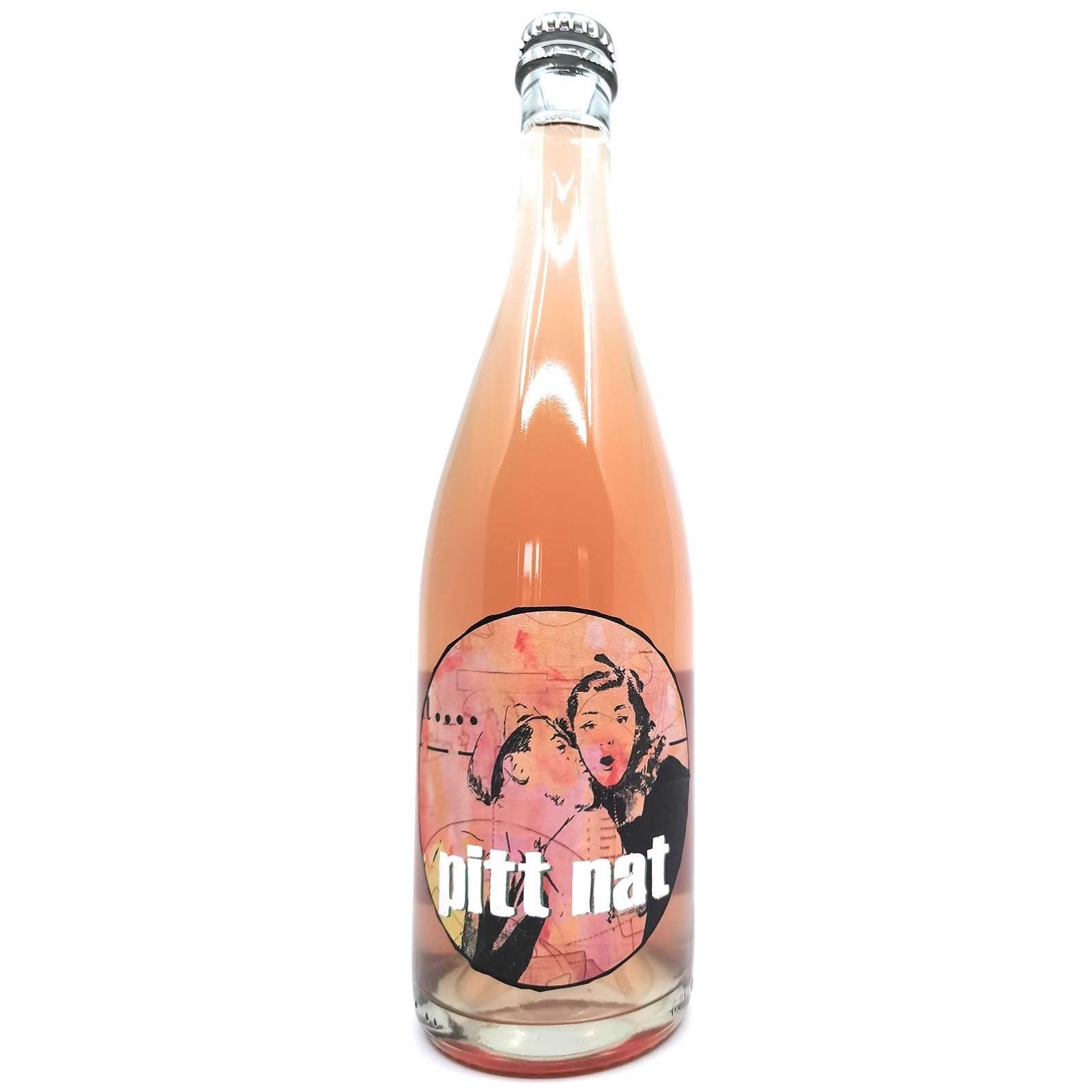 Ігристе вино Pittnauer Pitt Nat Rose, рожеве, брют, 12,5%, 0,75 л (R0038) - фото 1